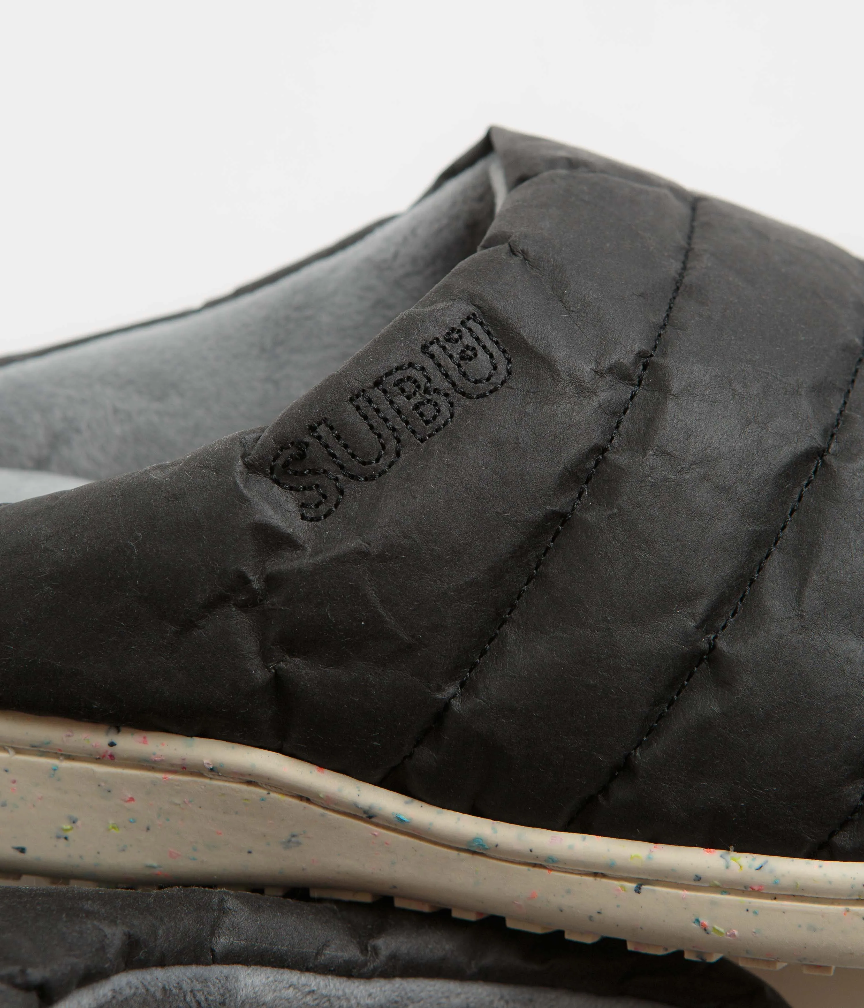 Subu Re: Paper Sandals - Black