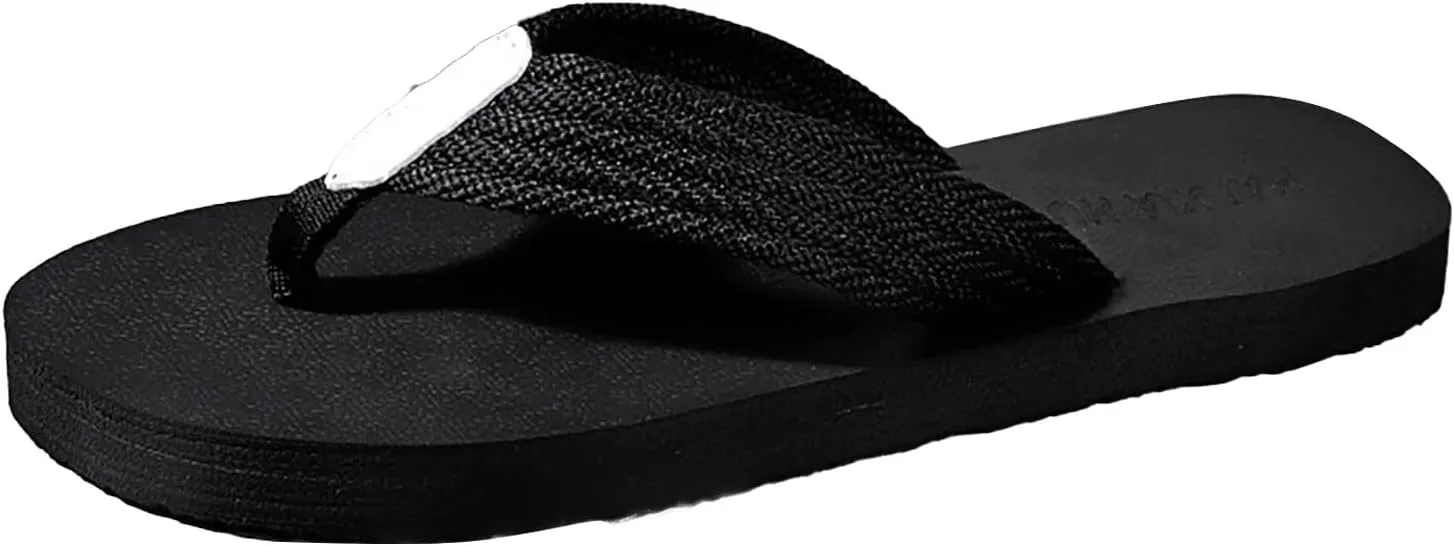 Summer Men's Korean Slippers Slip Knitted Strap Slippers Beach Flip Flop S Mens 10