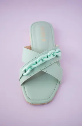 Women Slippers -  BLUE (ORFS-22-002 SKY BLUE)