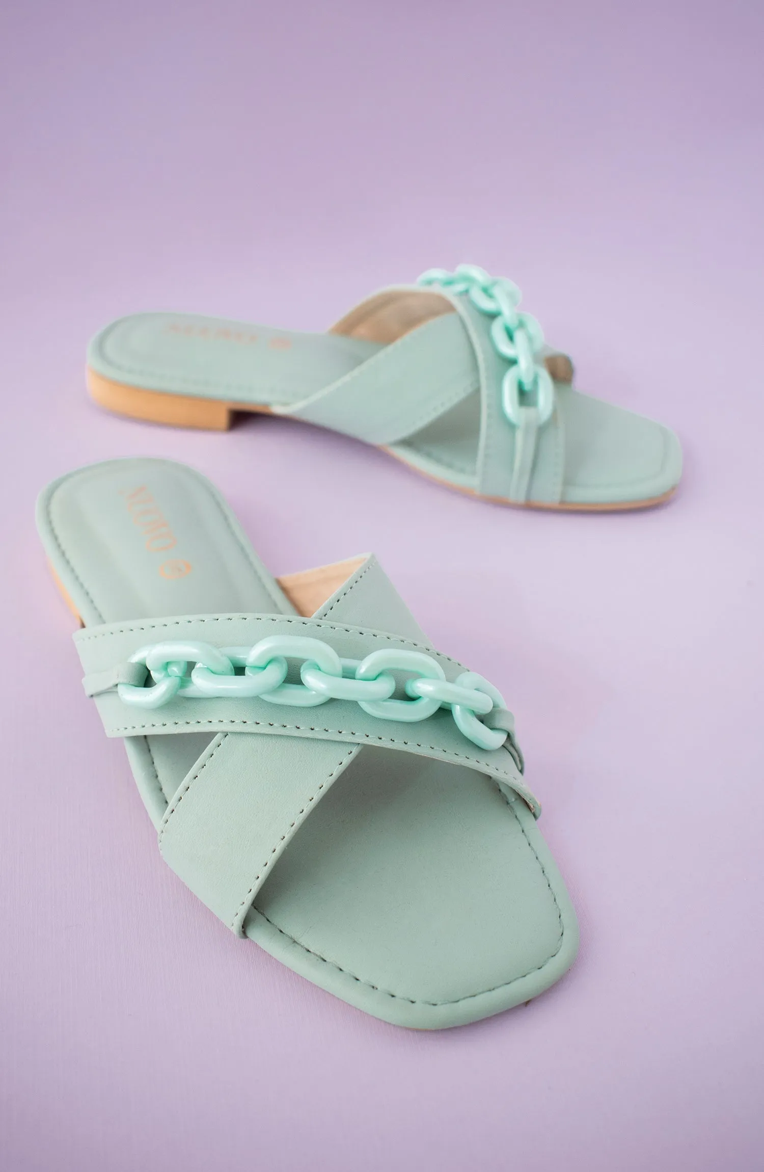 Women Slippers -  BLUE (ORFS-22-002 SKY BLUE)