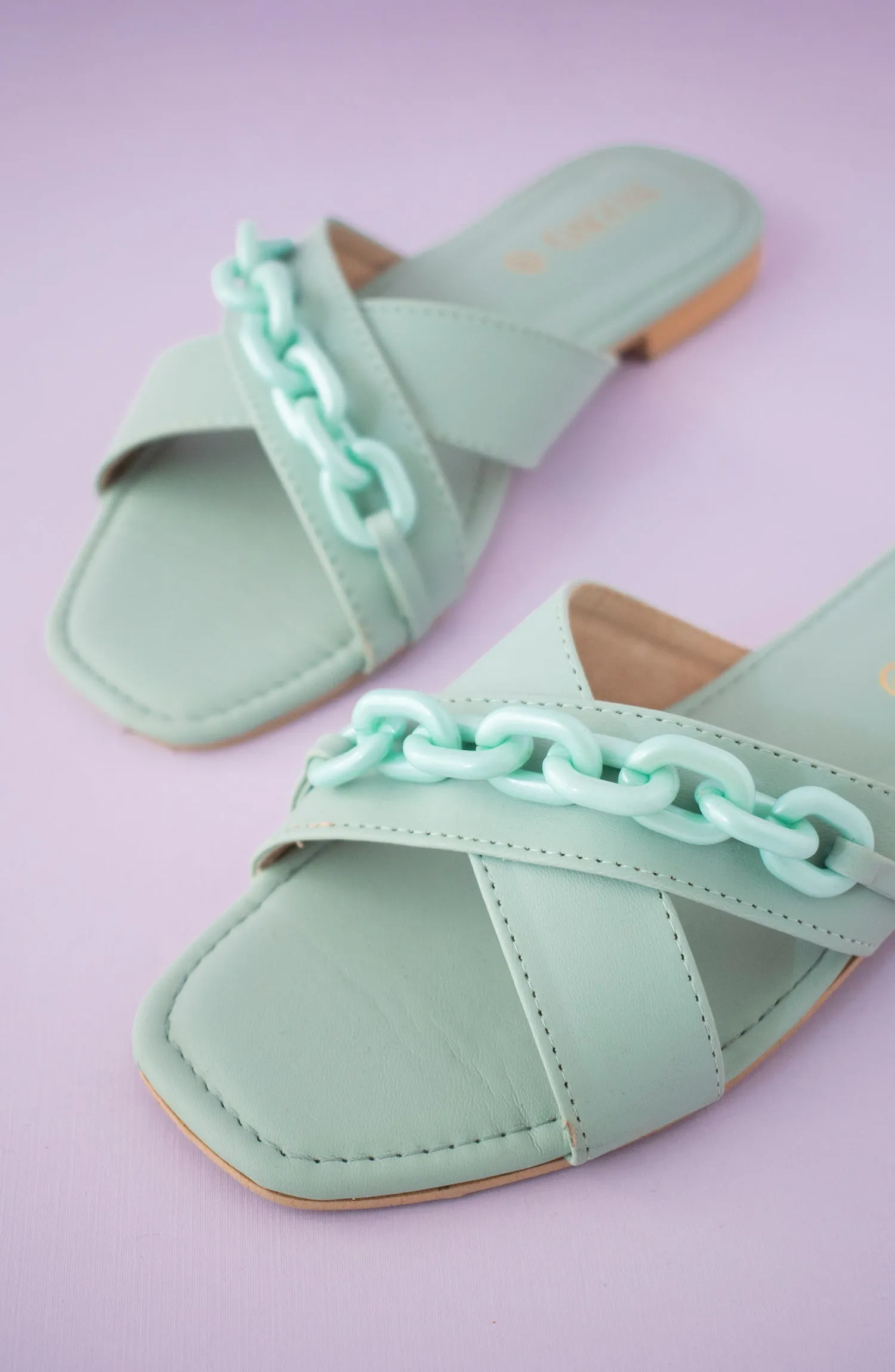 Women Slippers -  BLUE (ORFS-22-002 SKY BLUE)