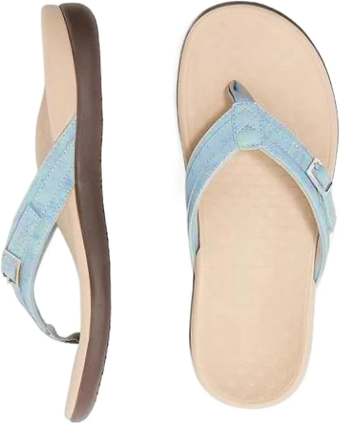 Womens Flip Flops Causal Summer Dress Sandals 2025 Comfortable Open Toe Slip On Slippers Walking Beach Shoes